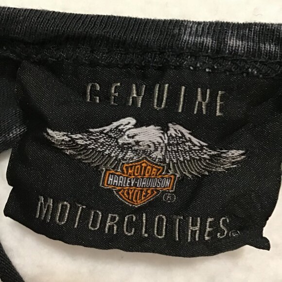 NWT Harley Davidson Slash Back Tank Top With Bedazzled Logo Size S - Picture 11 of 14